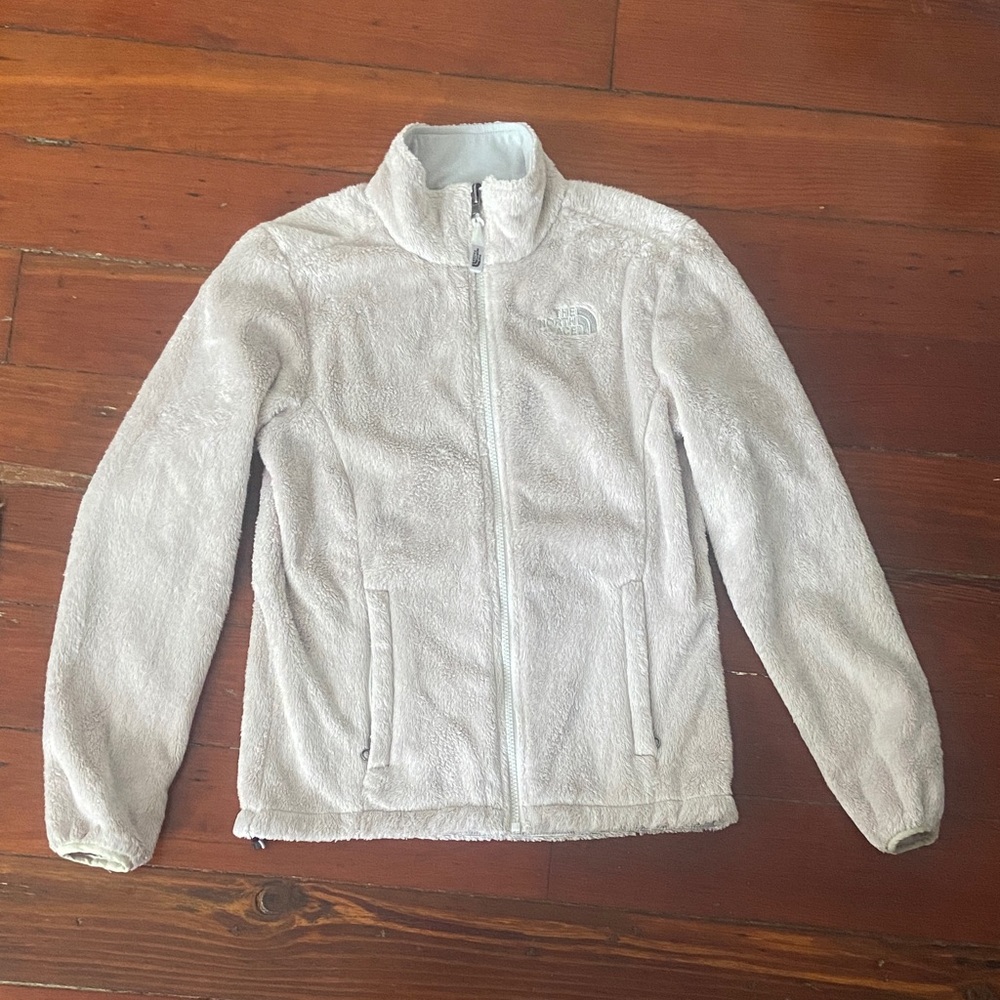 The North Face Lightweight light Grey Fleece Jacket